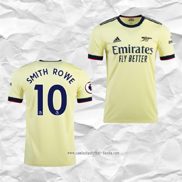Camiseta Segunda Arsenal Jugador Smith Rowe 2021 2022